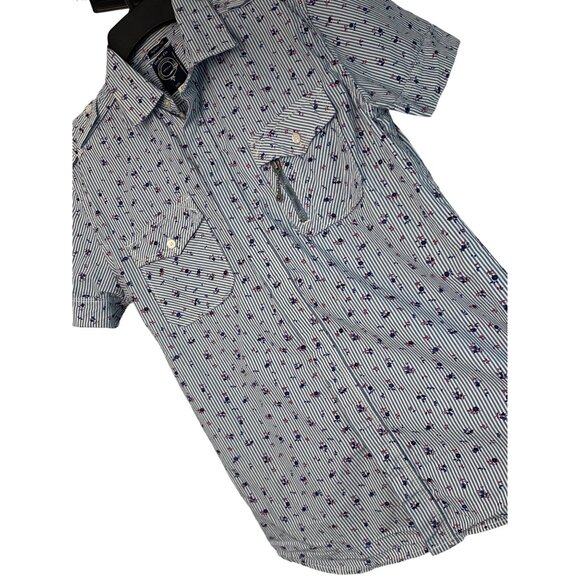 Diesel Co Men's Floral Short Sleeve Button-Up Shirt Size S 7227 Skater - Picture 1 of 10